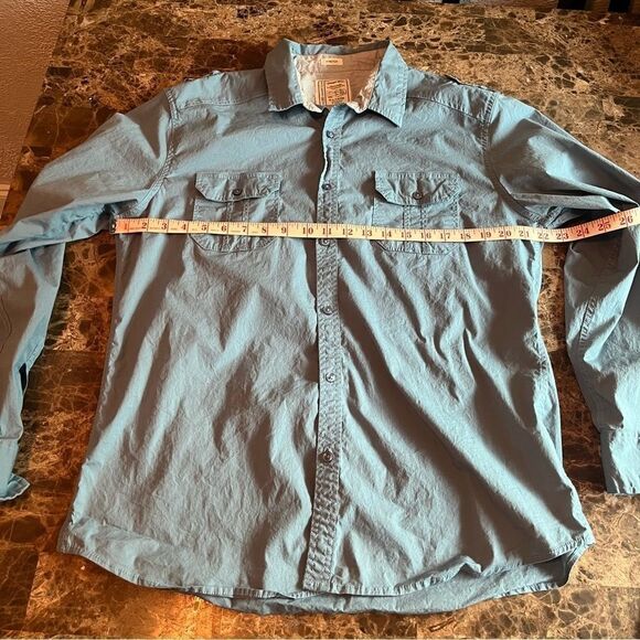 Colours by Alexander Julian Mens XL button down shirt blue​​​ - Picture 3 of 16